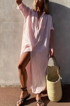 Women's Oversized Shirt Dress