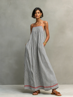 Women’s Striped Cami Maxi Dress