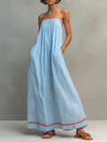 Women’s Striped Cami Maxi Dress