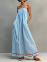 Women’s Striped Cami Maxi Dress