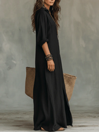 Women's Maxi Shirt Dress
