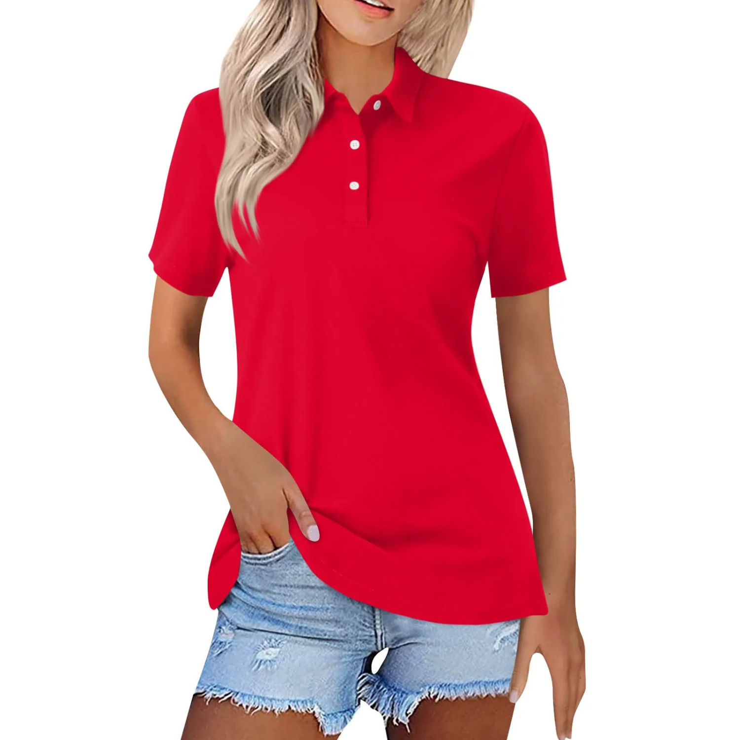 Women's Relaxed Fit Polo Shirt