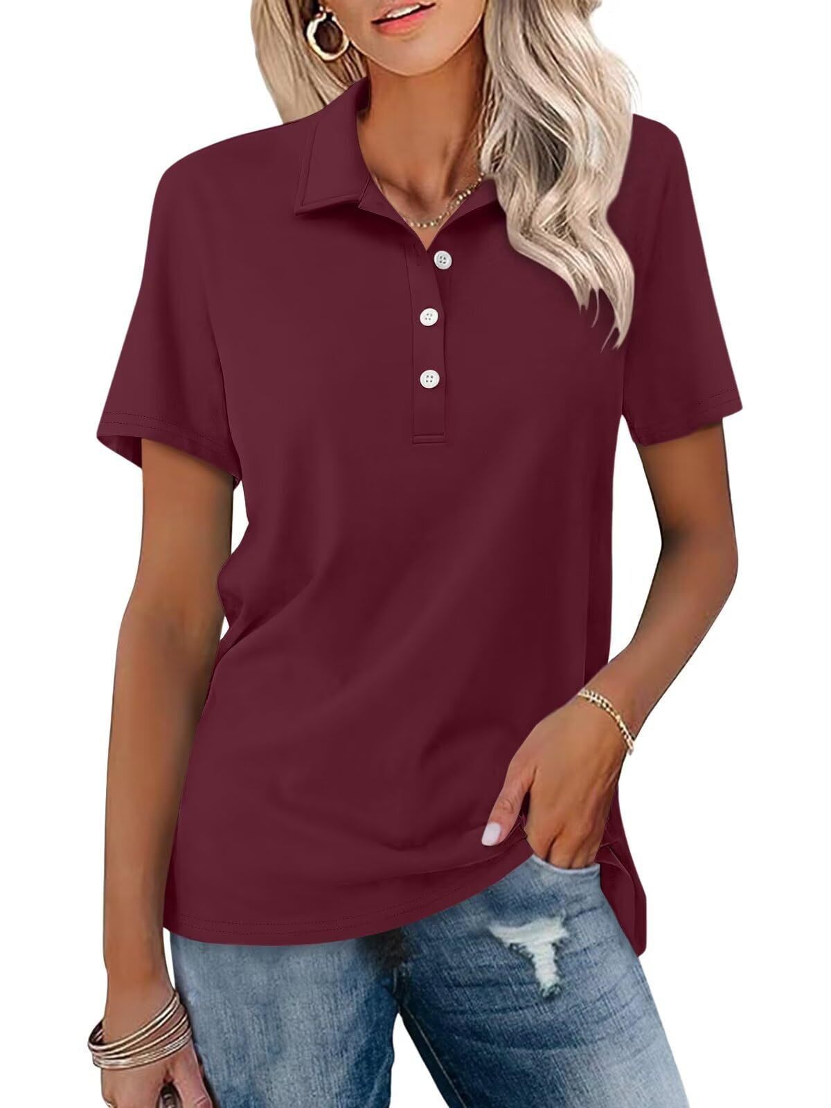Women's Relaxed Fit Polo Shirt