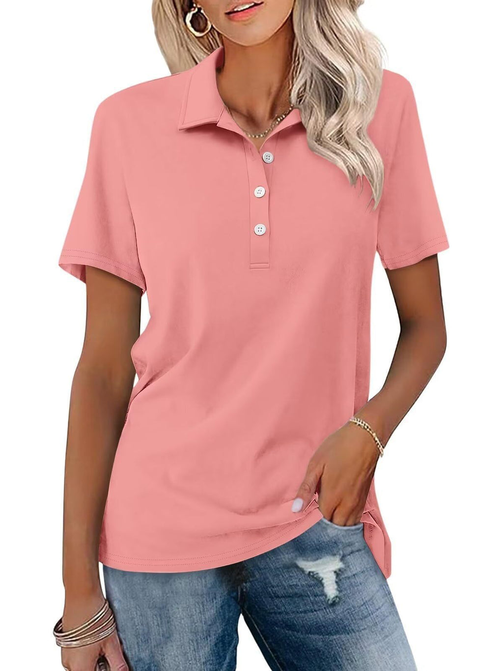 Women's Relaxed Fit Polo Shirt