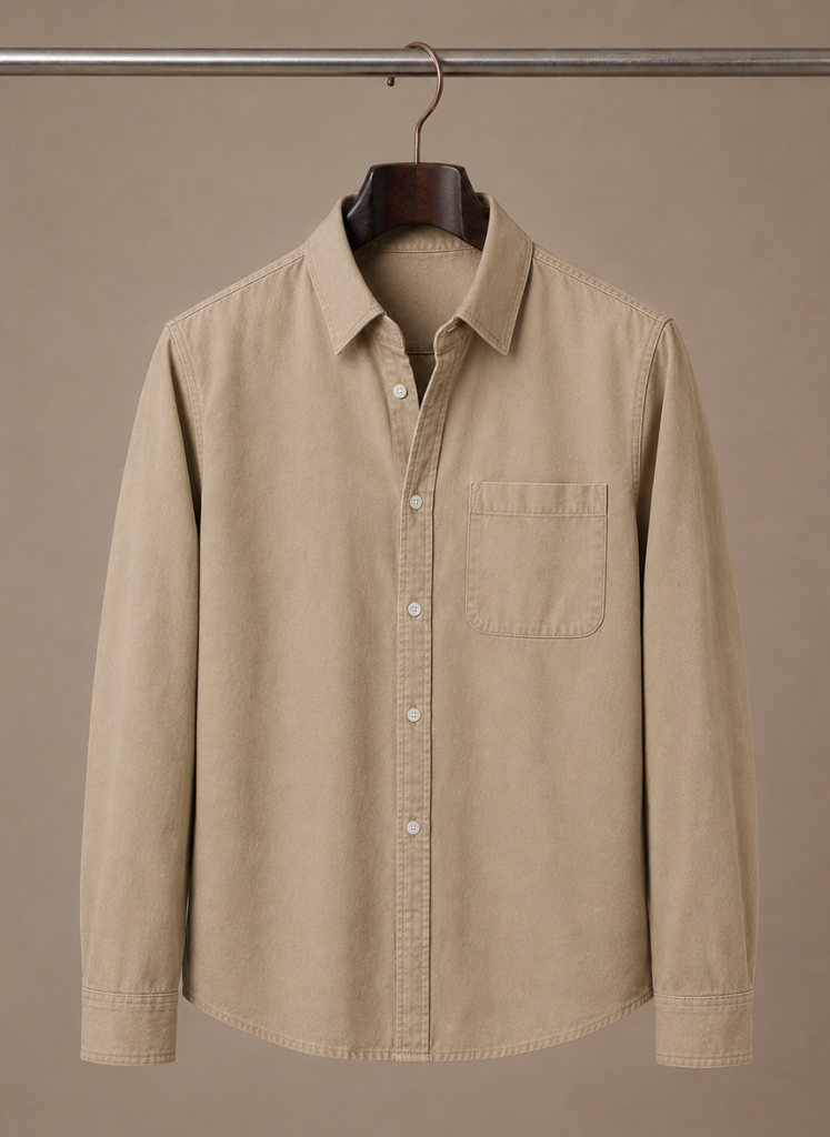 Men's Long Sleeve Button-Up Shirt