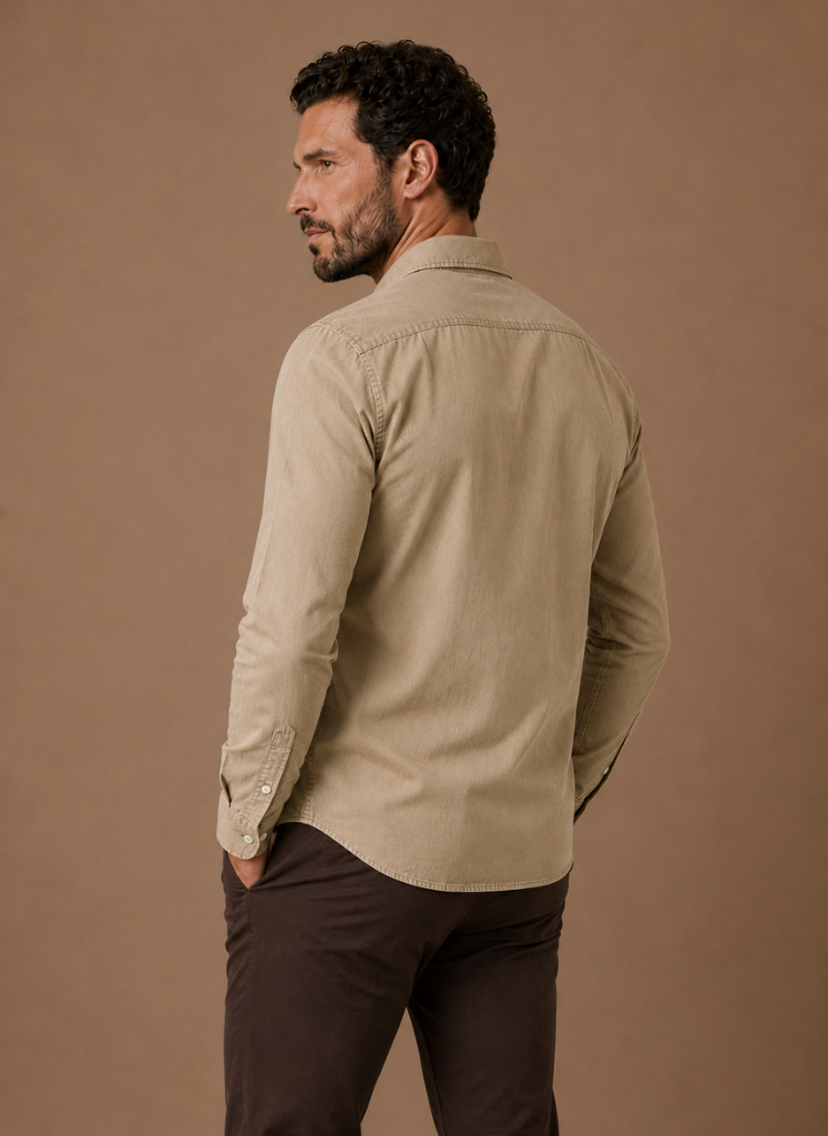 Men's Long Sleeve Button-Up Shirt
