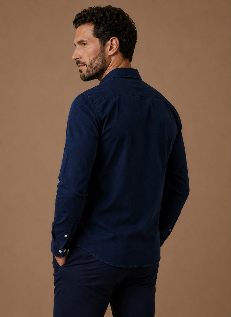 Men's Long Sleeve Button-Up Shirt