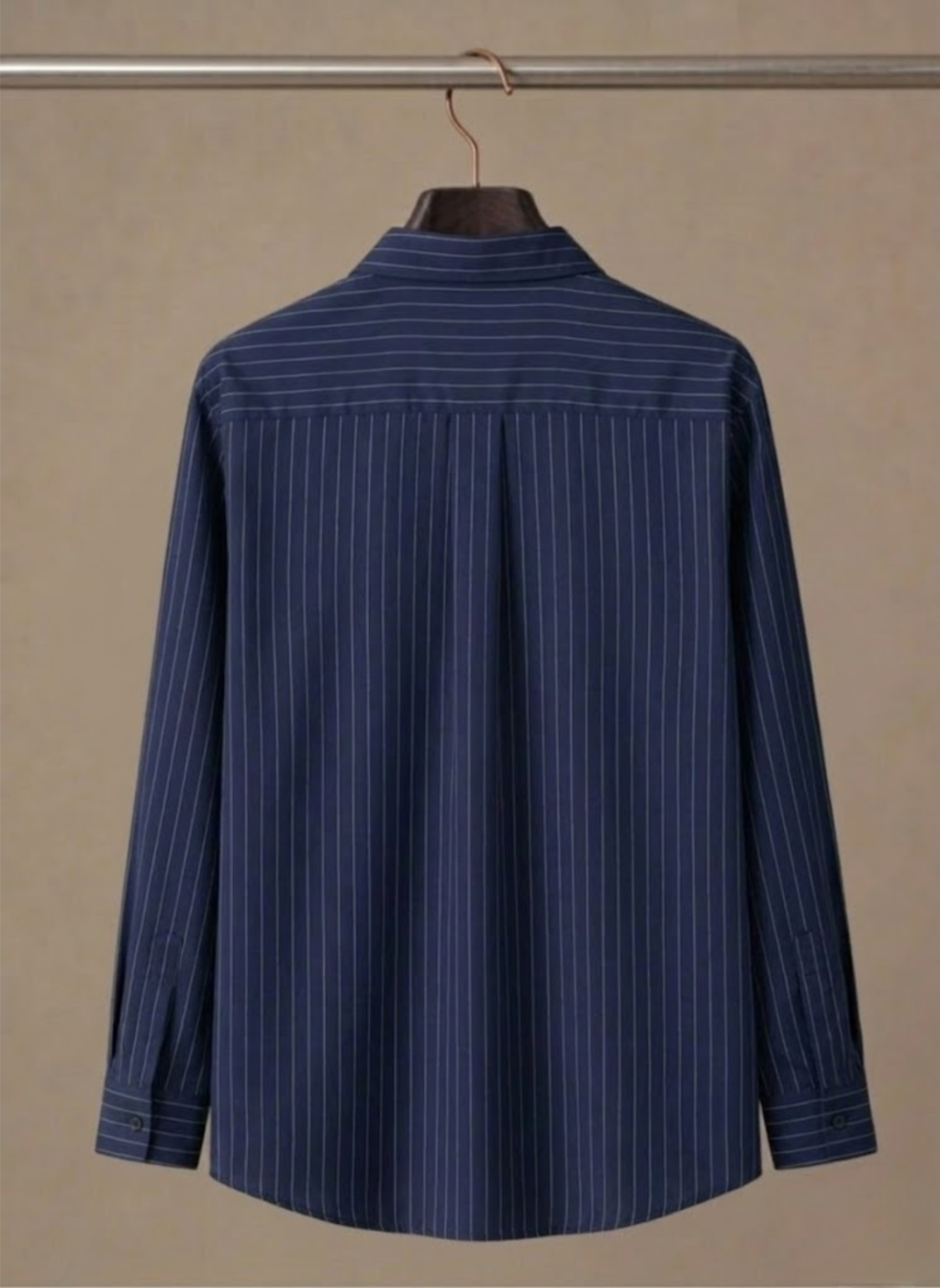 Men's Long Sleeve Button-Up Dress Shirt