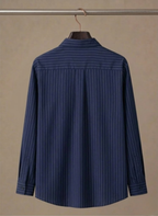 Men's Long Sleeve Button-Up Dress Shirt