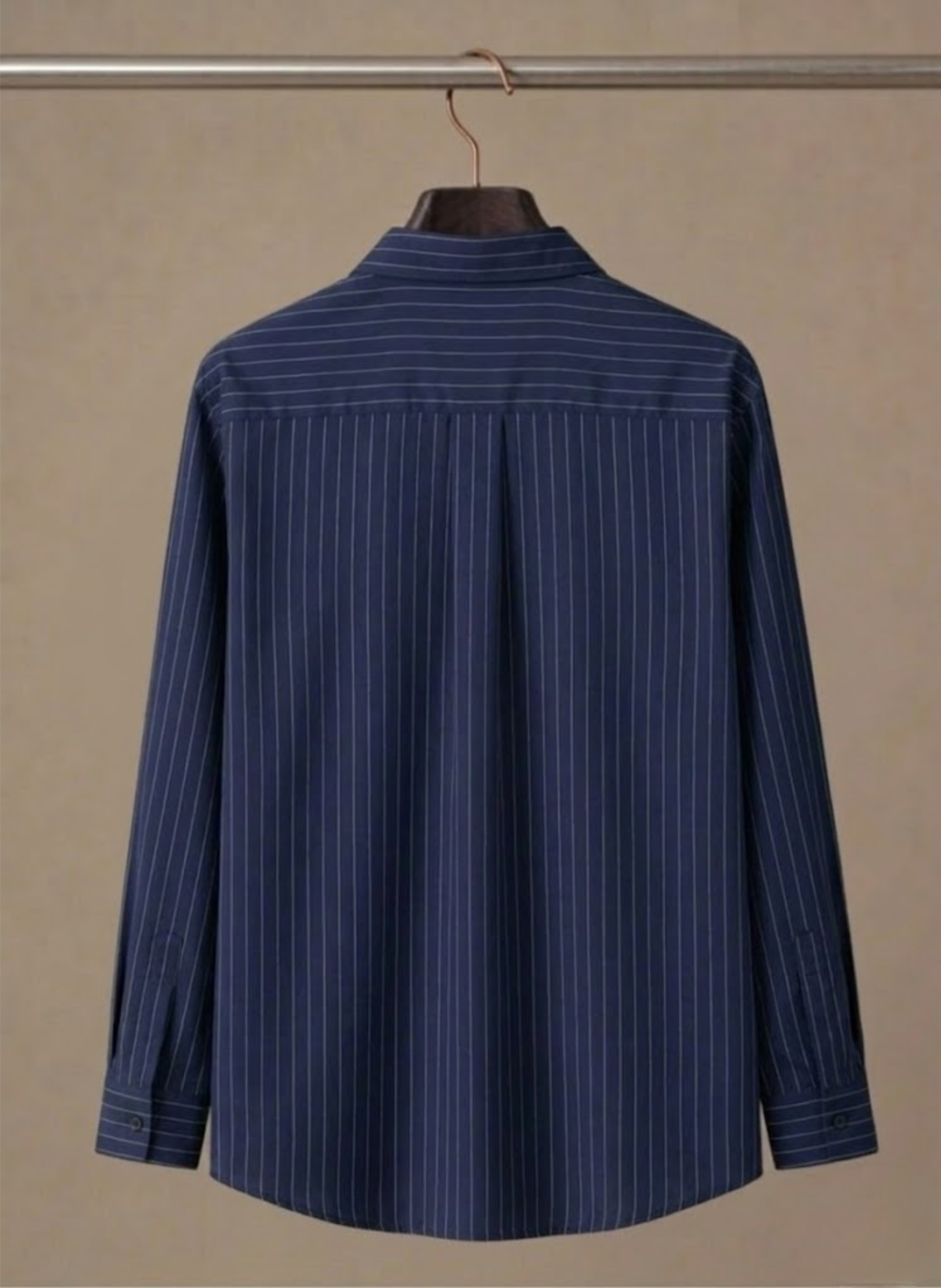 Men's Long Sleeve Button-Up Dress Shirt