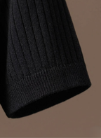 Men's Ribbed Short Sleeve Polo Shirt