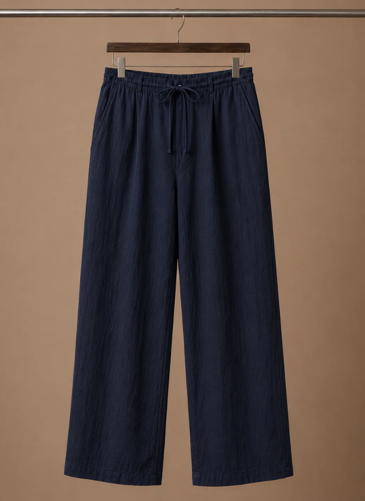 Men's Drawstring Straight Leg Pants