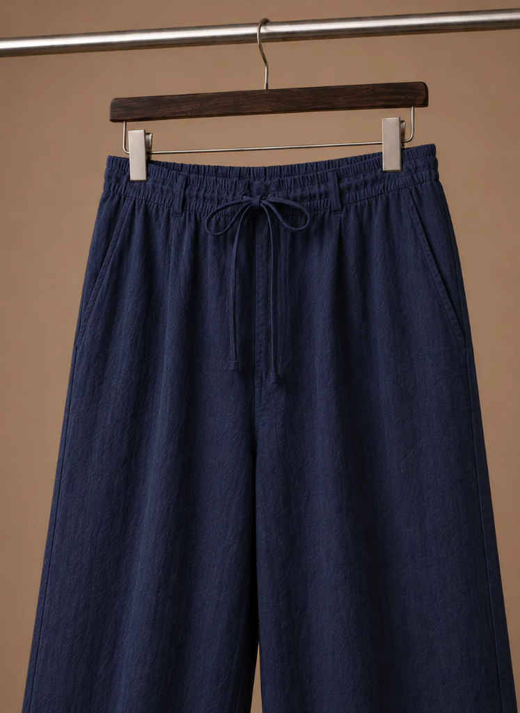 Men's Drawstring Straight Leg Pants
