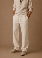Men's Drawstring Straight Leg Pants