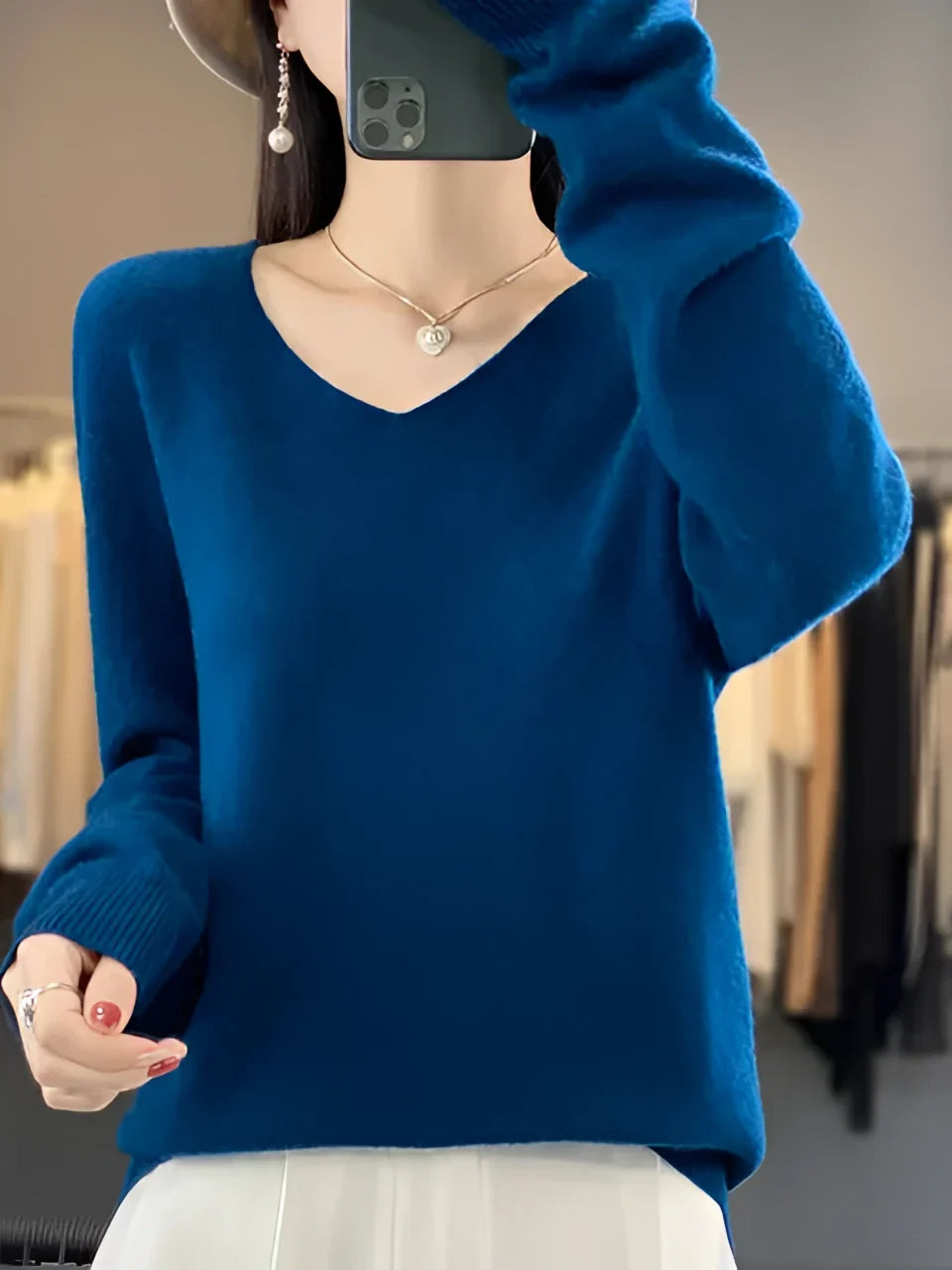 Women's Crew Neck Knit Sweater