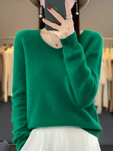 Women's Crew Neck Knit Sweater