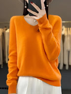 Women's Crew Neck Knit Sweater