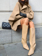 Women's Relaxed Short Button Jacket