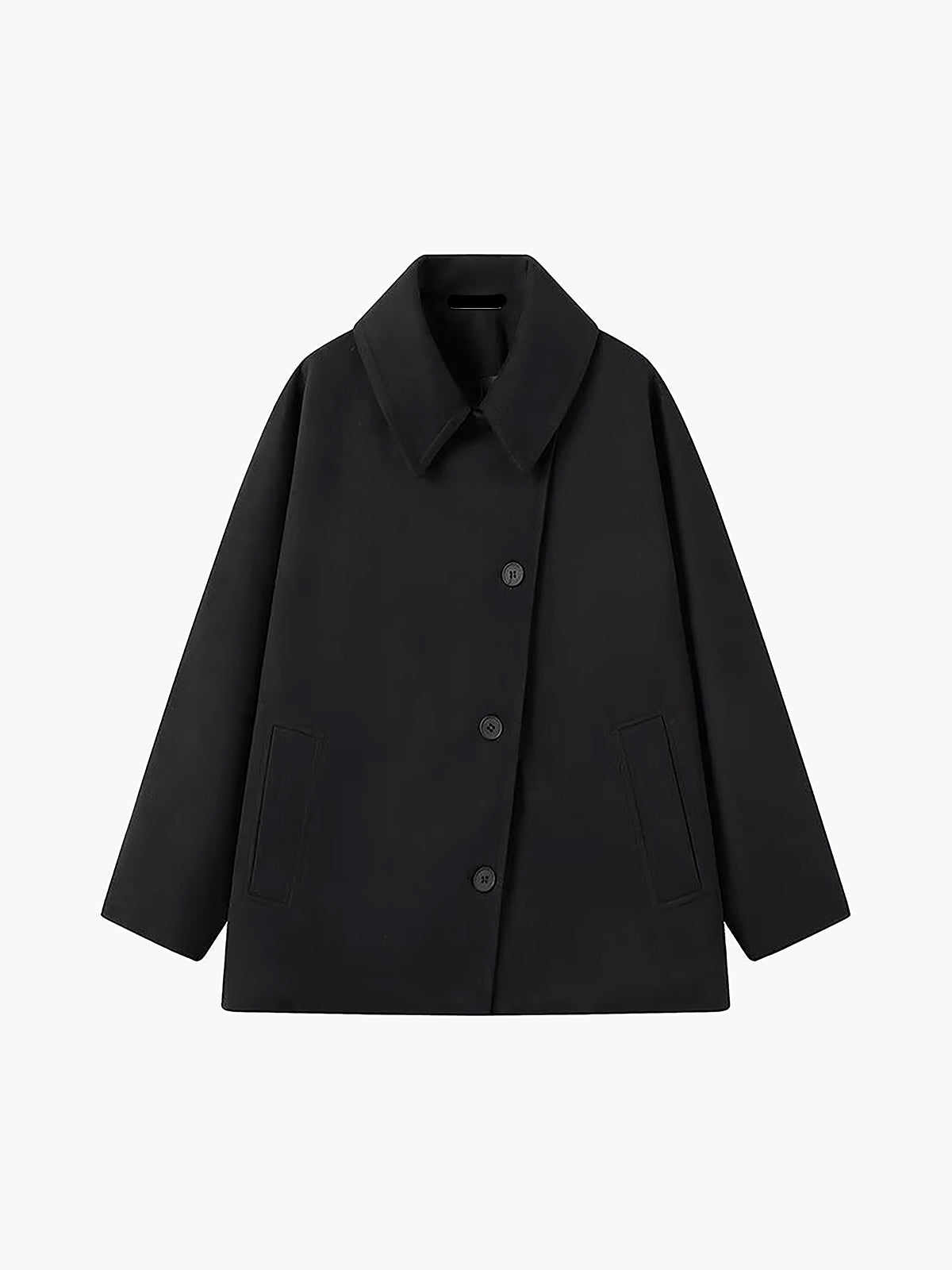 Women's Relaxed Short Button Jacket