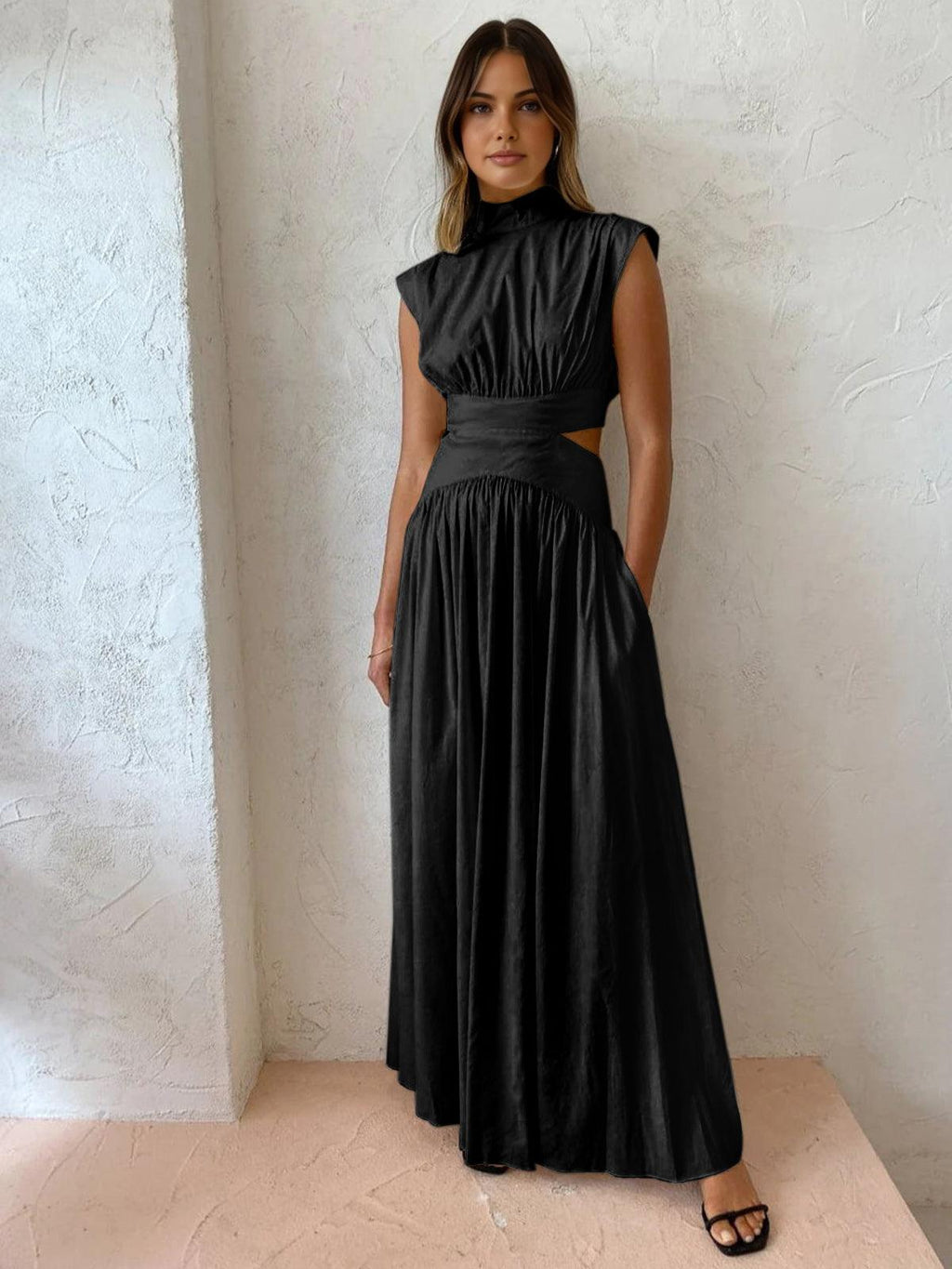 Women's Elegant Cut Out Maxi Dress
