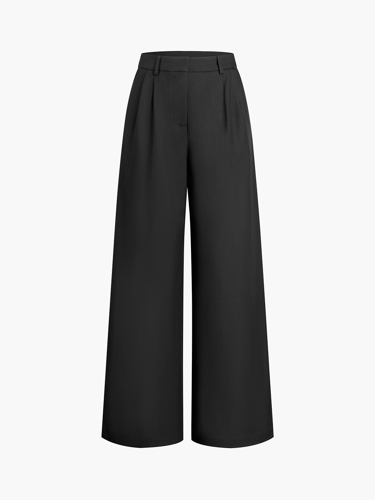 Women's High-Waist Wide Leg Tailored Trousers