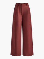 Women's High-Waist Wide Leg Tailored Trousers