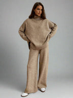 Women’s Turtleneck Sweater and Pants Set
