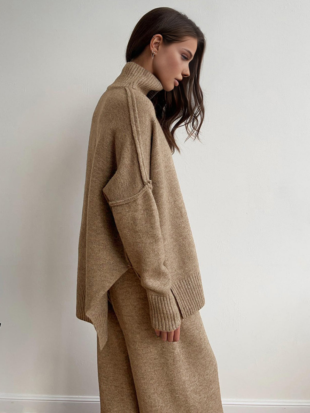 Women’s Turtleneck Sweater and Pants Set