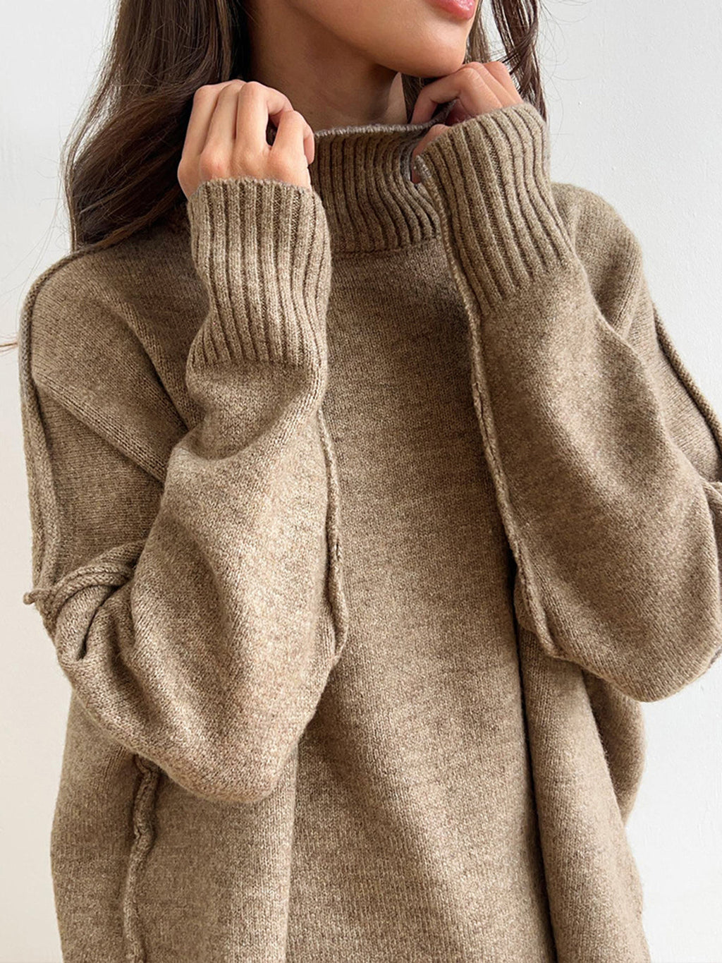 Women’s Turtleneck Sweater and Pants Set