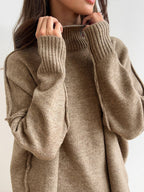 Women’s Turtleneck Sweater and Pants Set