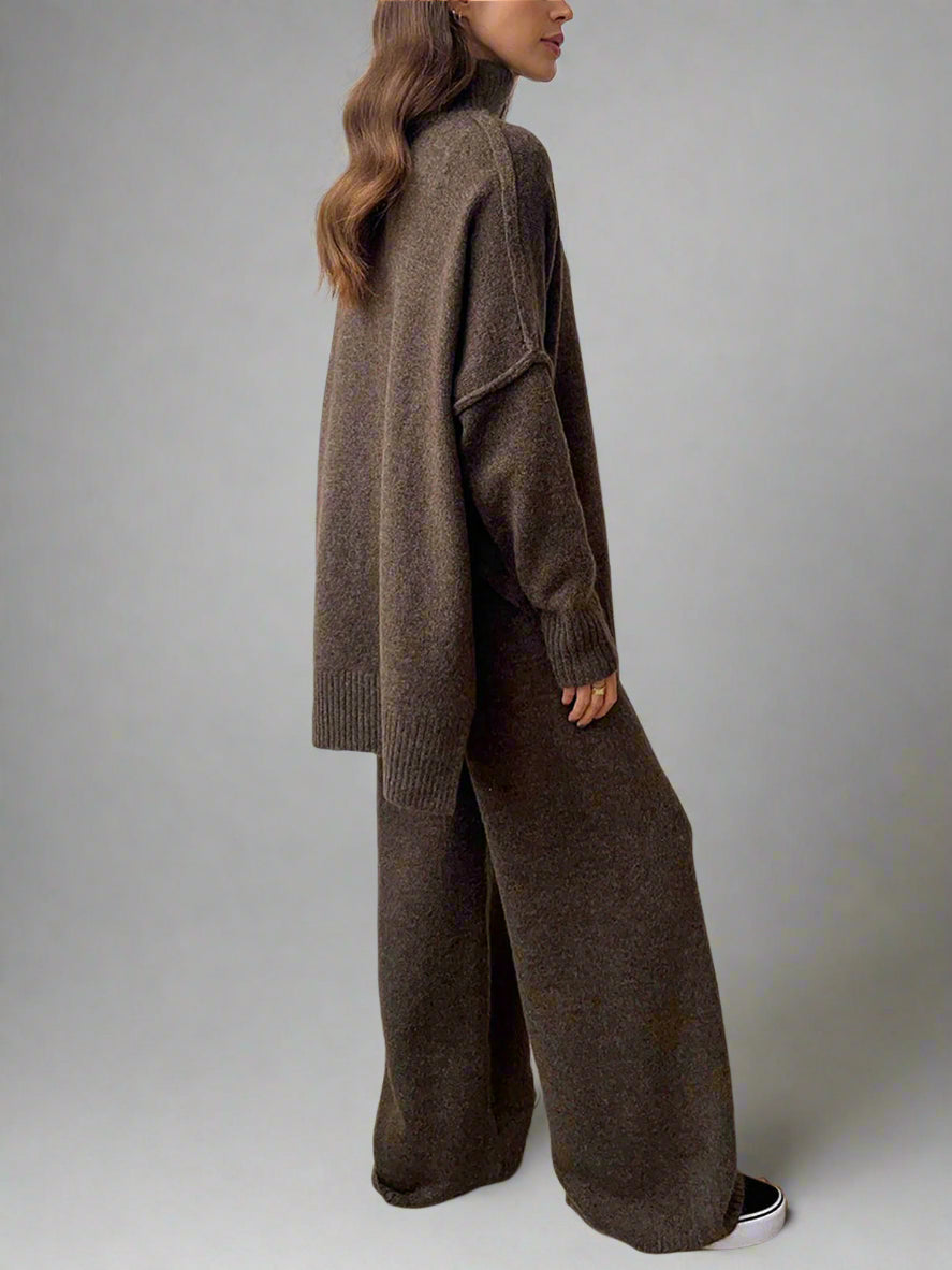 Women’s Turtleneck Sweater and Pants Set