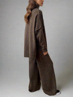 Women’s Turtleneck Sweater and Pants Set