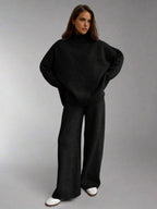 Women’s Turtleneck Sweater and Pants Set