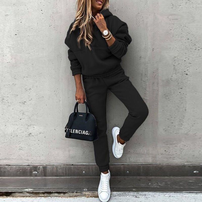 Women’s Hoodie and Jogger Tracksuit Set