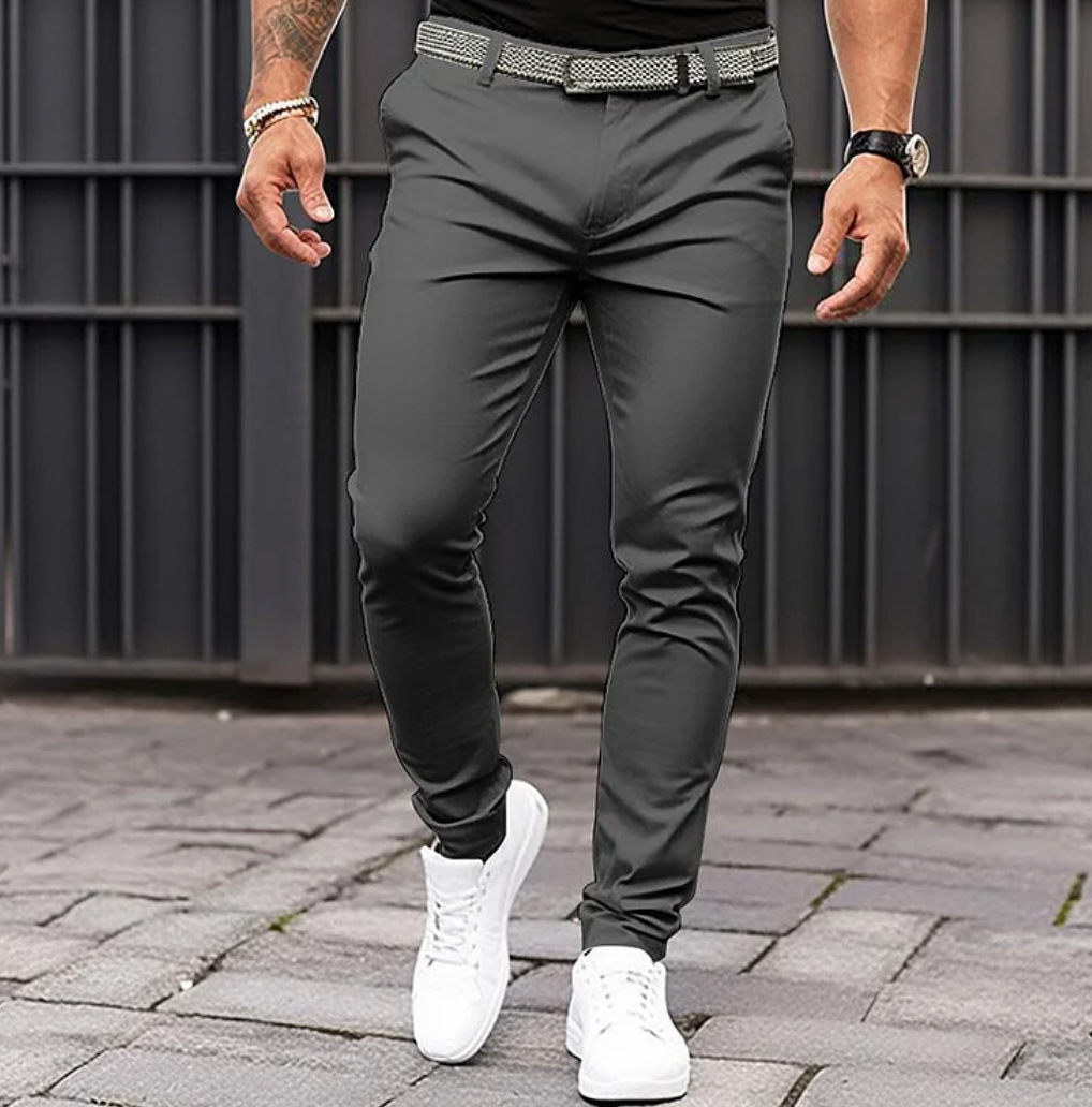 Men’s Slim-Fit Tapered Trousers