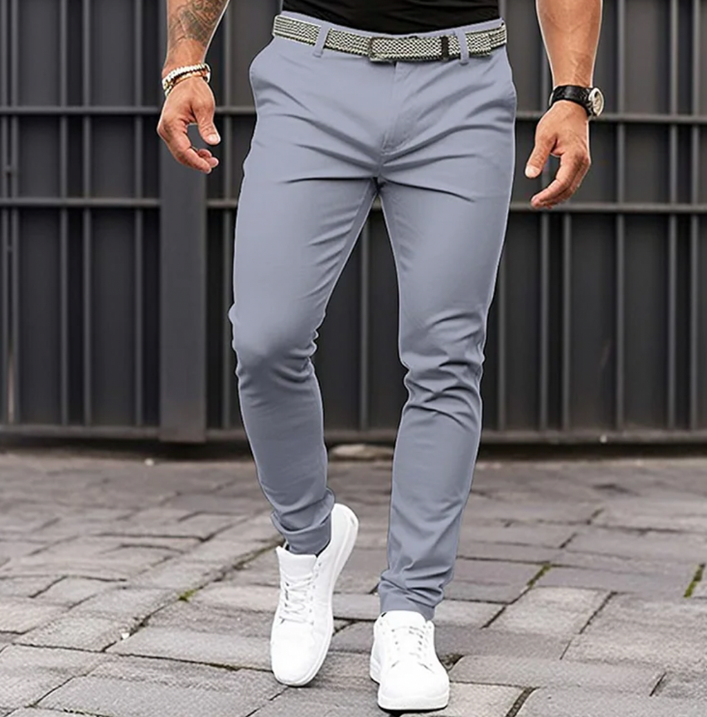 Men’s Slim-Fit Tapered Trousers