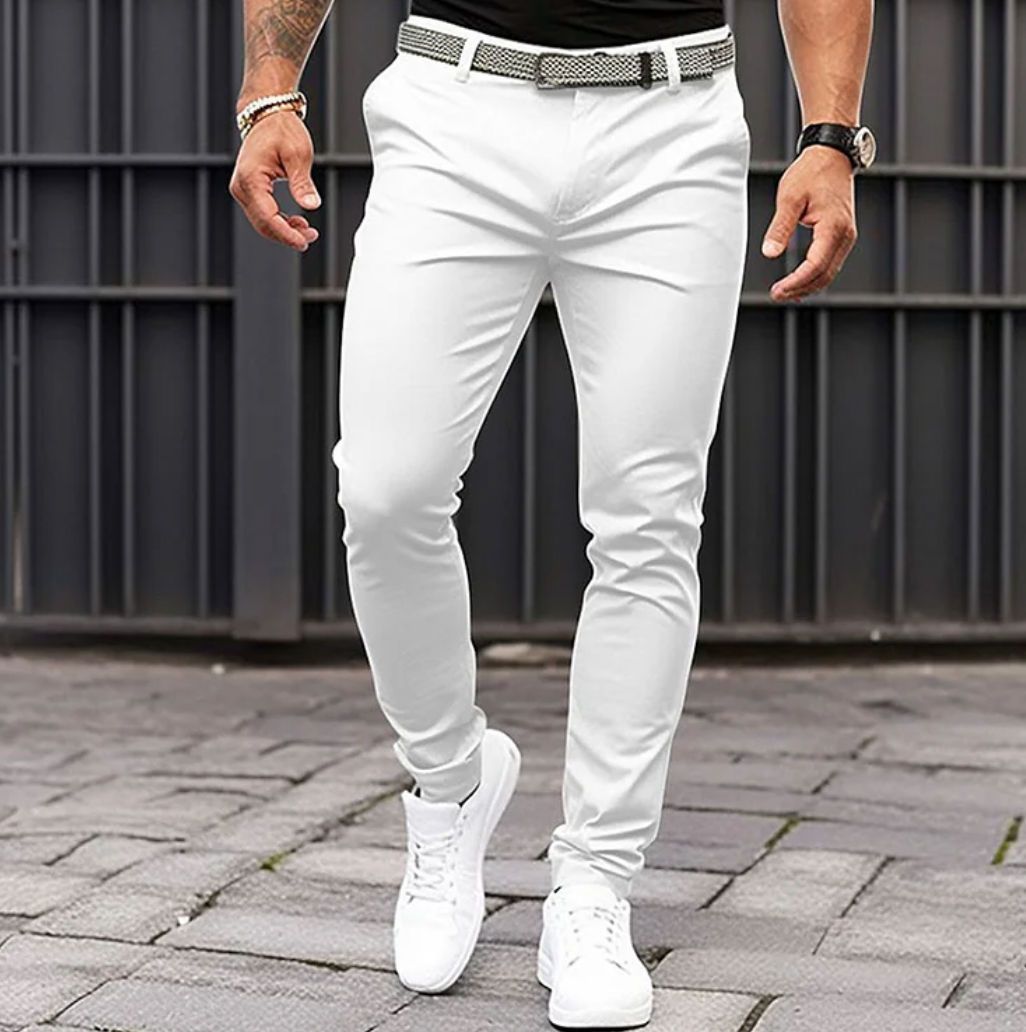 Men’s Slim-Fit Tapered Trousers