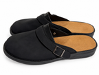 Men's Closed Toe Slip-On Sandals with Buckle