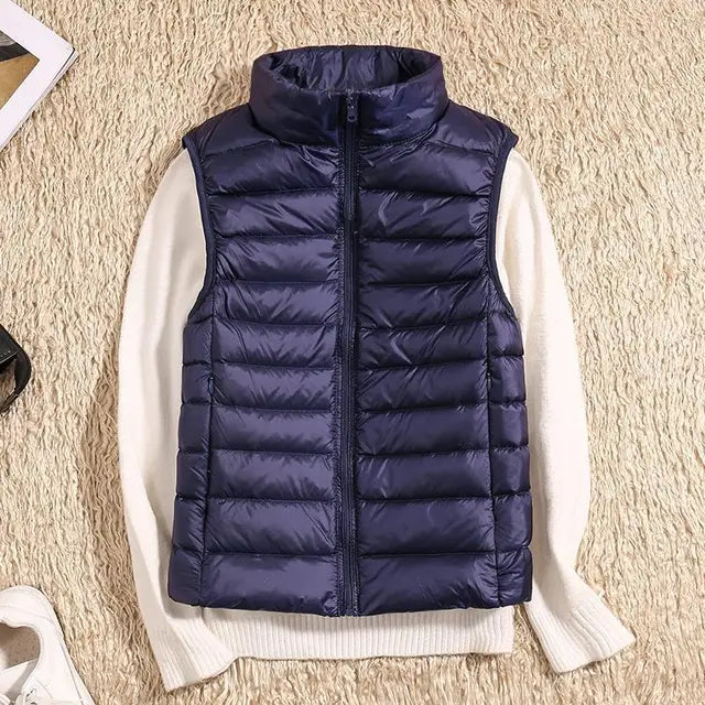 Women’s Quilted Zip-Up Puffer Vest