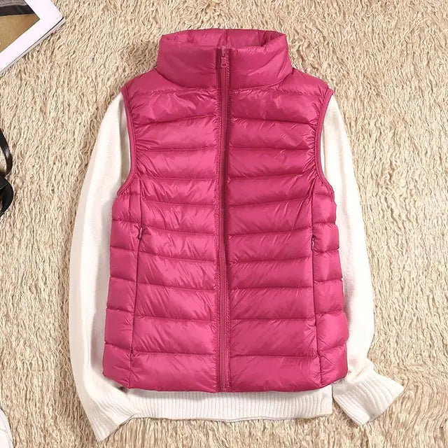 Women’s Quilted Zip-Up Puffer Vest
