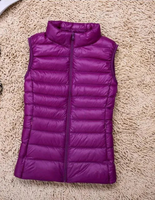 Women’s Quilted Zip-Up Puffer Vest