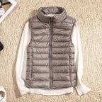 Women’s Quilted Zip-Up Puffer Vest