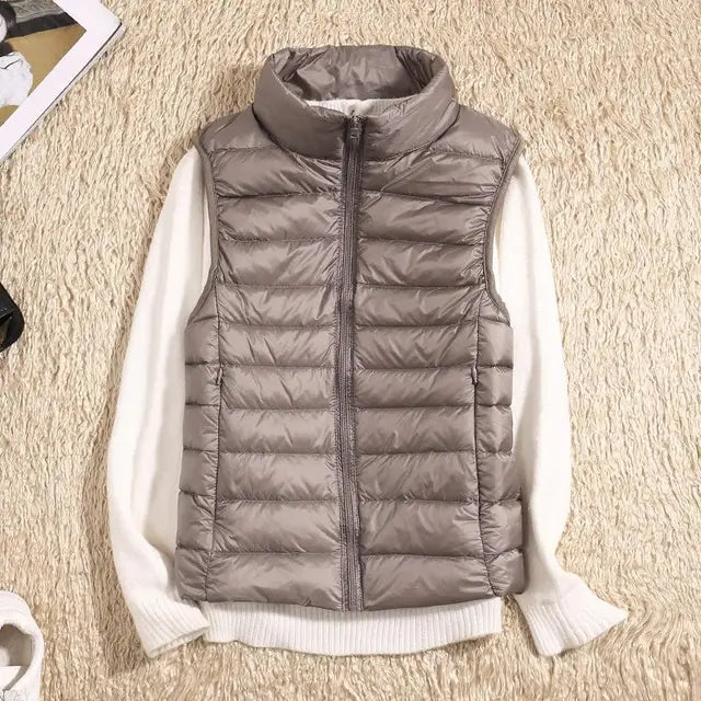 Women’s Quilted Zip-Up Puffer Vest