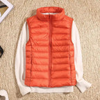 Women’s Quilted Zip-Up Puffer Vest