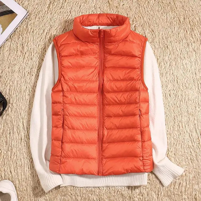 Women’s Quilted Zip-Up Puffer Vest