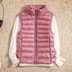 Women’s Quilted Zip-Up Puffer Vest