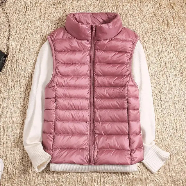 Women’s Quilted Zip-Up Puffer Vest