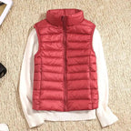 Women’s Quilted Zip-Up Puffer Vest