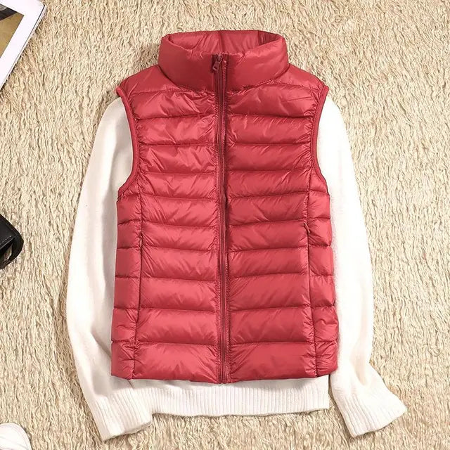 Women’s Quilted Zip-Up Puffer Vest