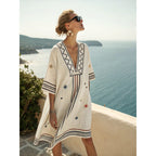 Women's Embroidered Tunic Dress